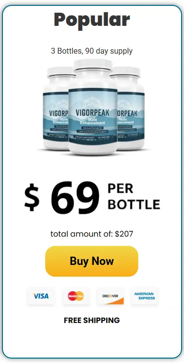 vigorpeak - 3 Bottles